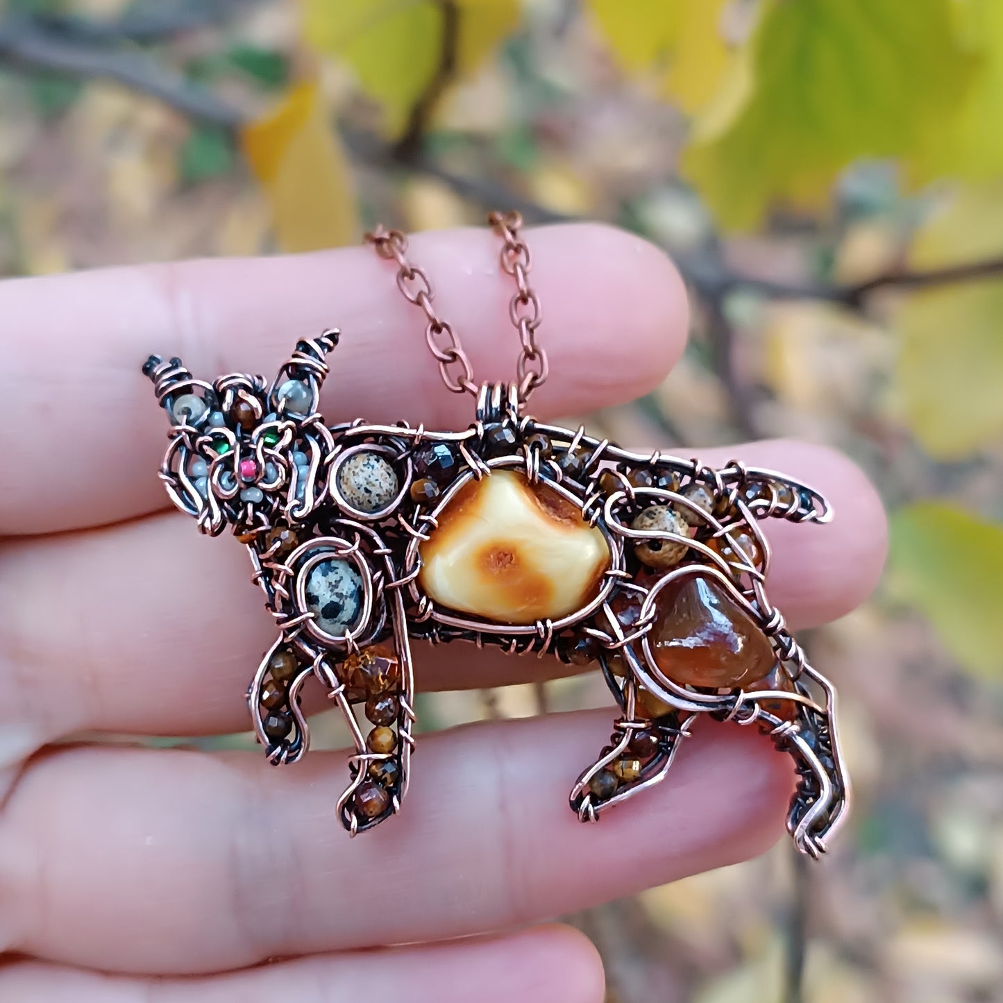 Lynx charm. Gorgeous and absolutely unique!