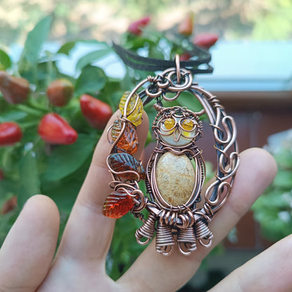 Owl necklace