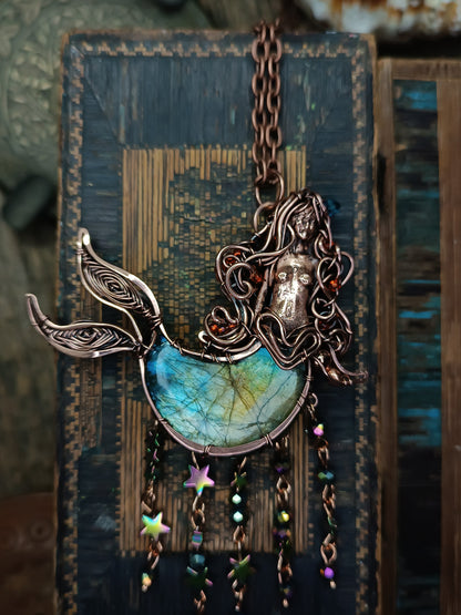 Stars Keeper mermaid necklace 🧜🌠