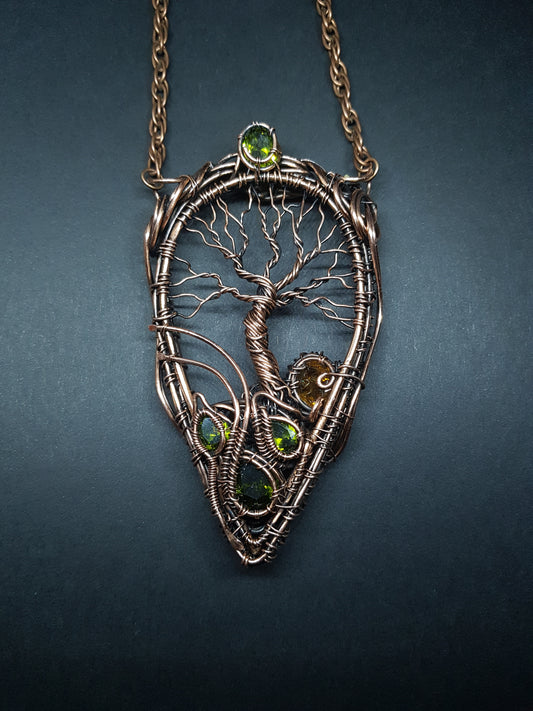 Glorious tree of life necklace