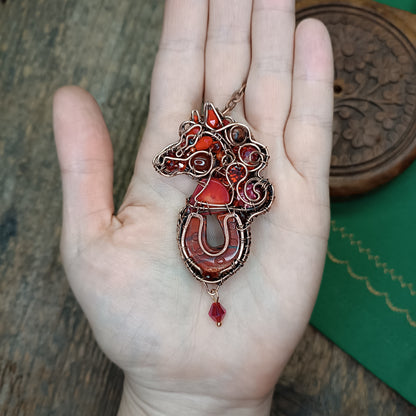 Lucky horse necklace