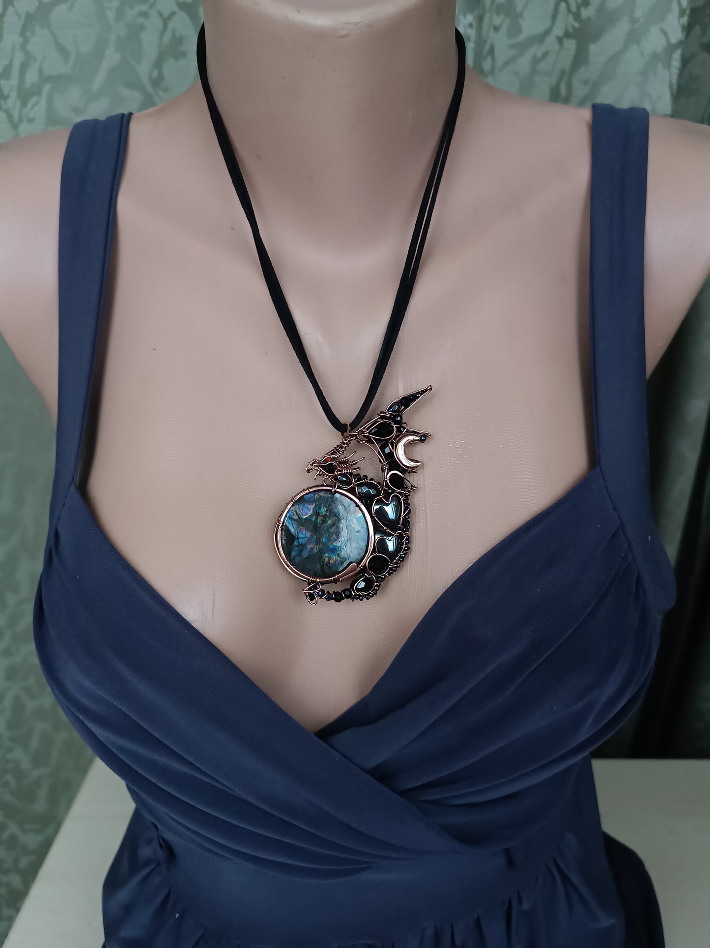 Wizard of the blue moon. Dragon necklace
