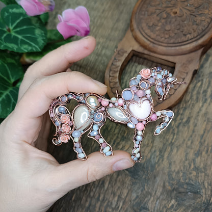 Pink unicorn pendant. Absolutely one of a kind!