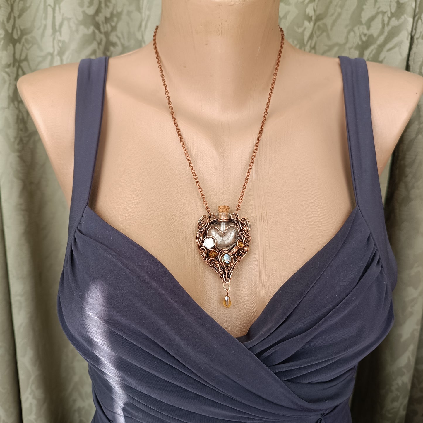 For Robert. Citrine vial.
