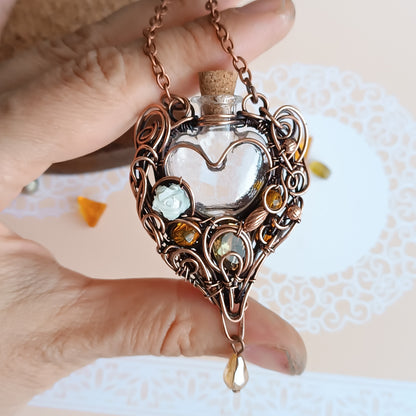 For Robert. Citrine vial.
