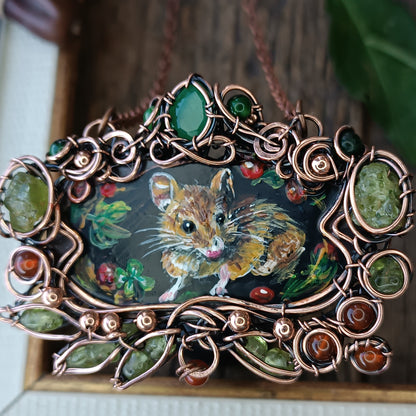 Mouse necklace 🍂