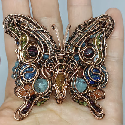 For Melissa. Butterfly necklace