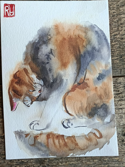 Set of watercolours
