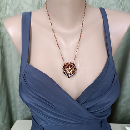 For Susan. Paw vial pendant