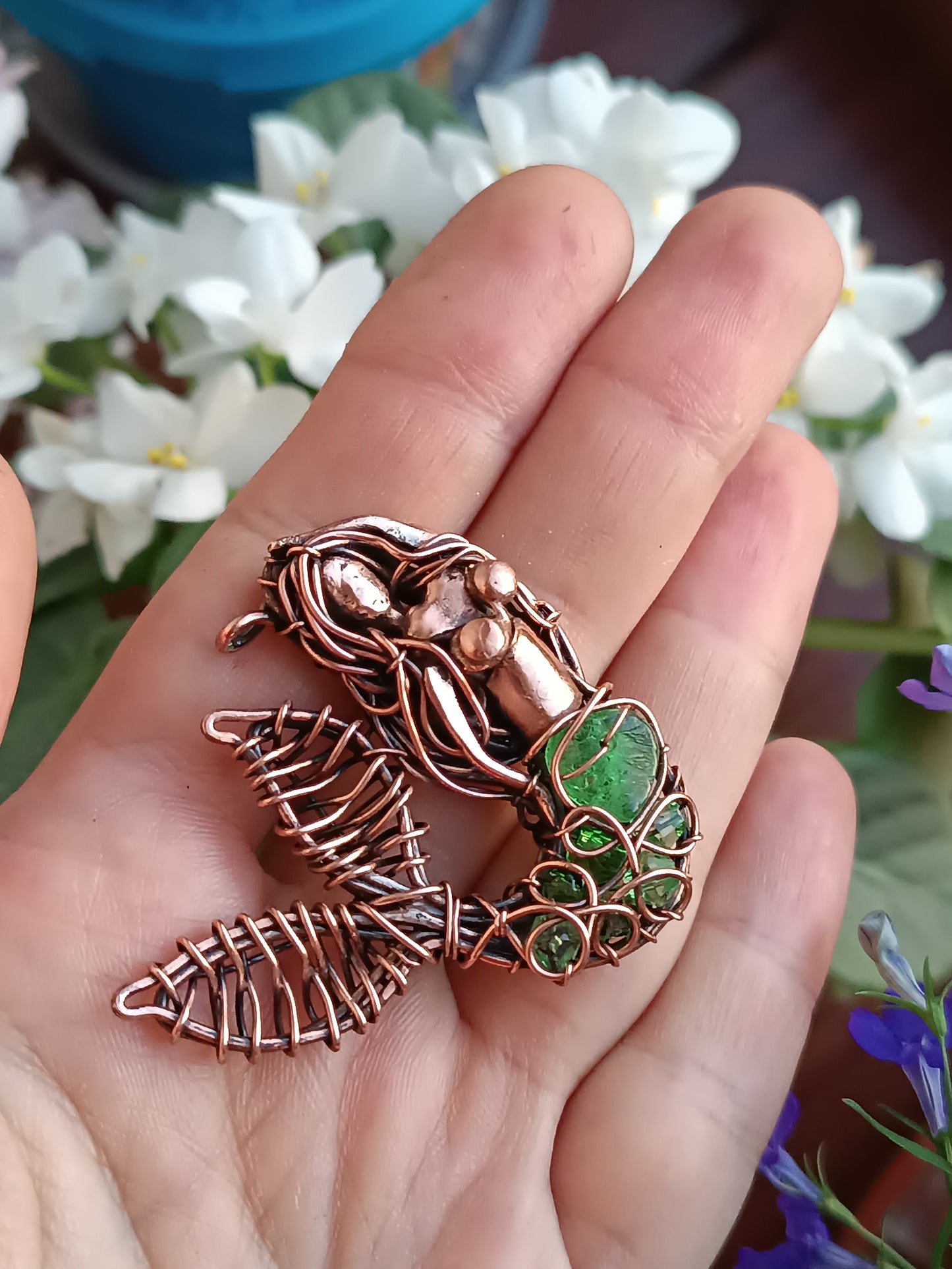 Green tail mermaid for Glen.
