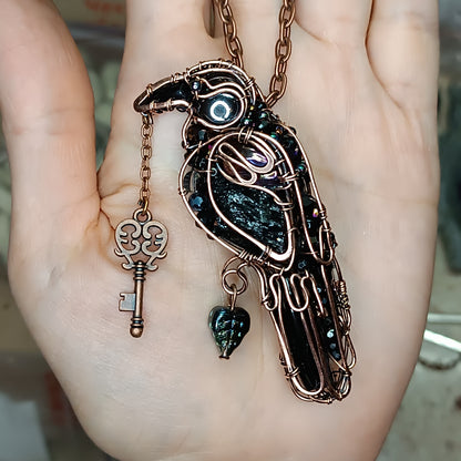 For Cheryl. Secret keeper raven necklace
