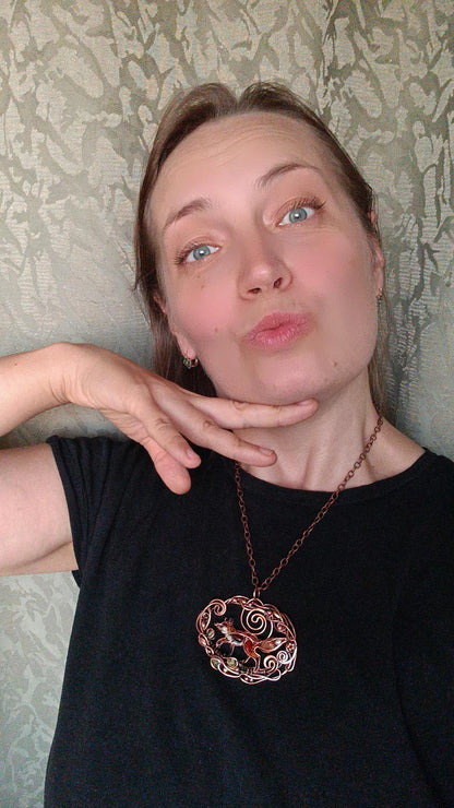 Forest fairytale necklace