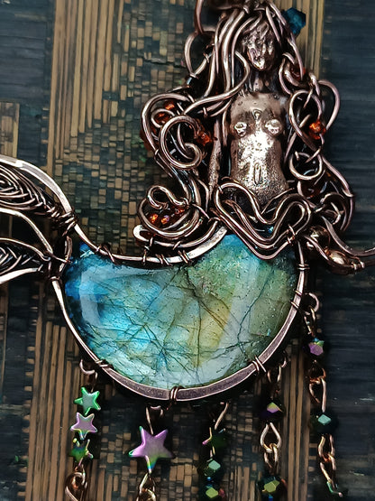 Stars Keeper mermaid necklace 🧜🌠