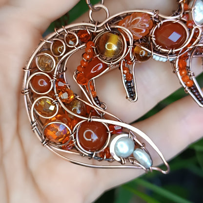 For Malcolm. Fox pendant