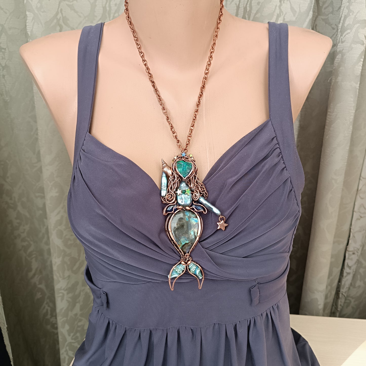 Blue Ocean Empress necklace