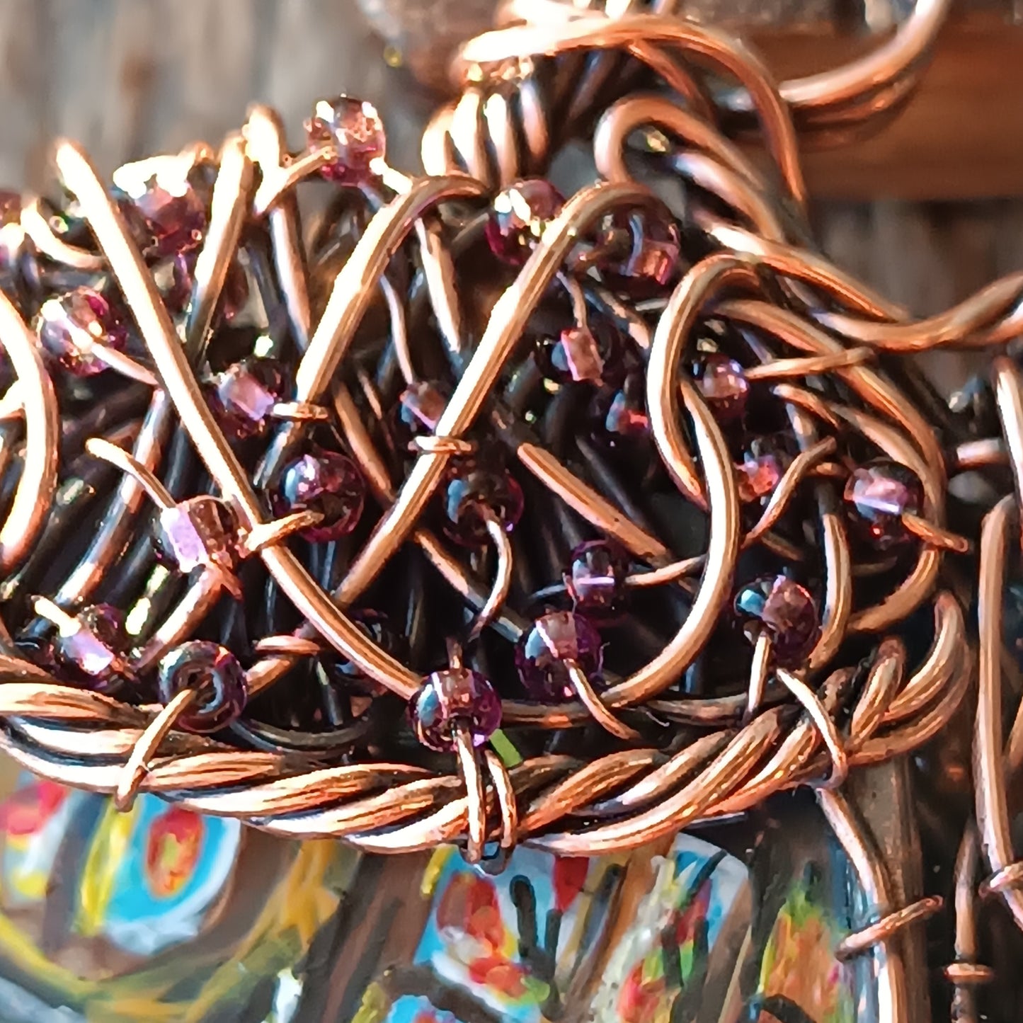 Squirrel's house necklace