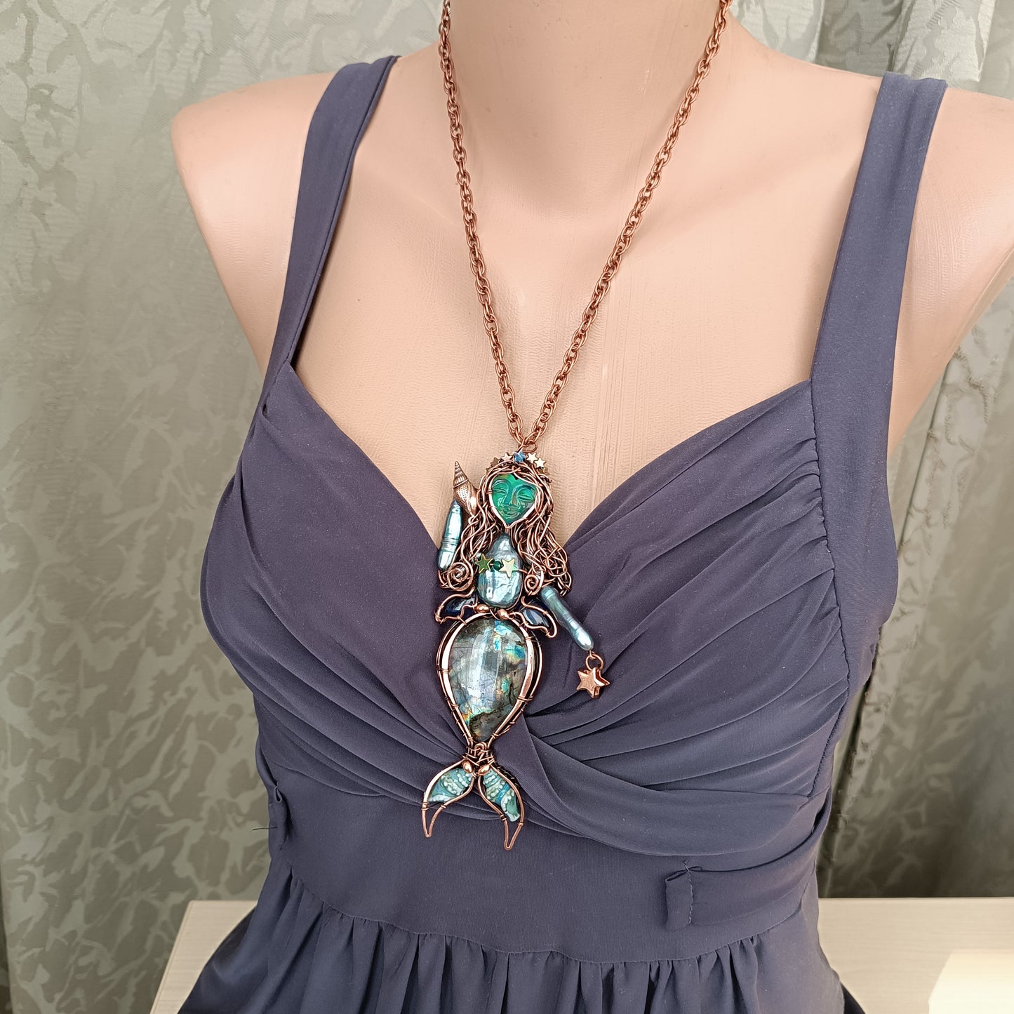 Blue Ocean Empress necklace