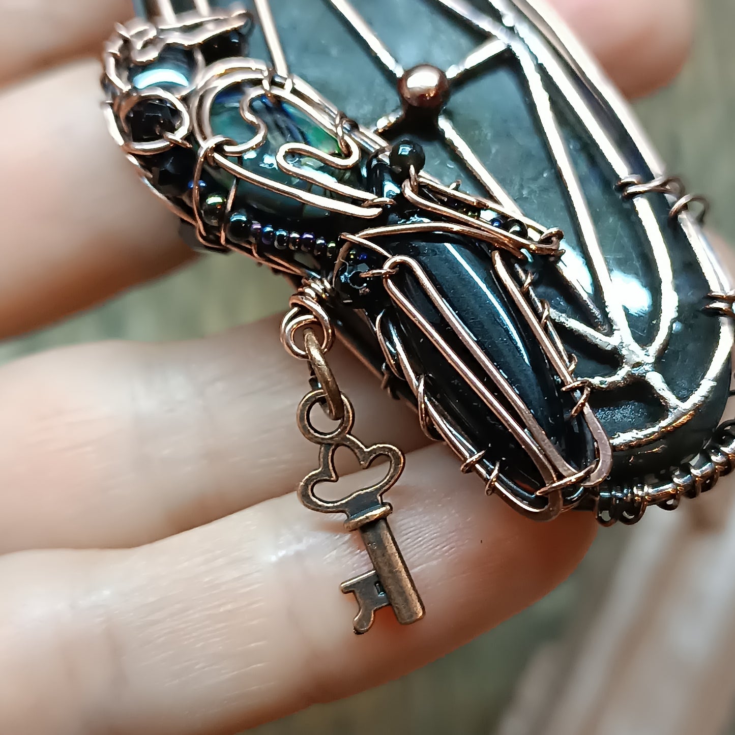 Mysterious window Secret keeper necklace