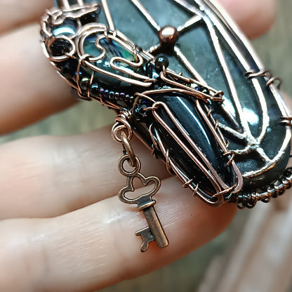 Mysterious window Secret keeper necklace