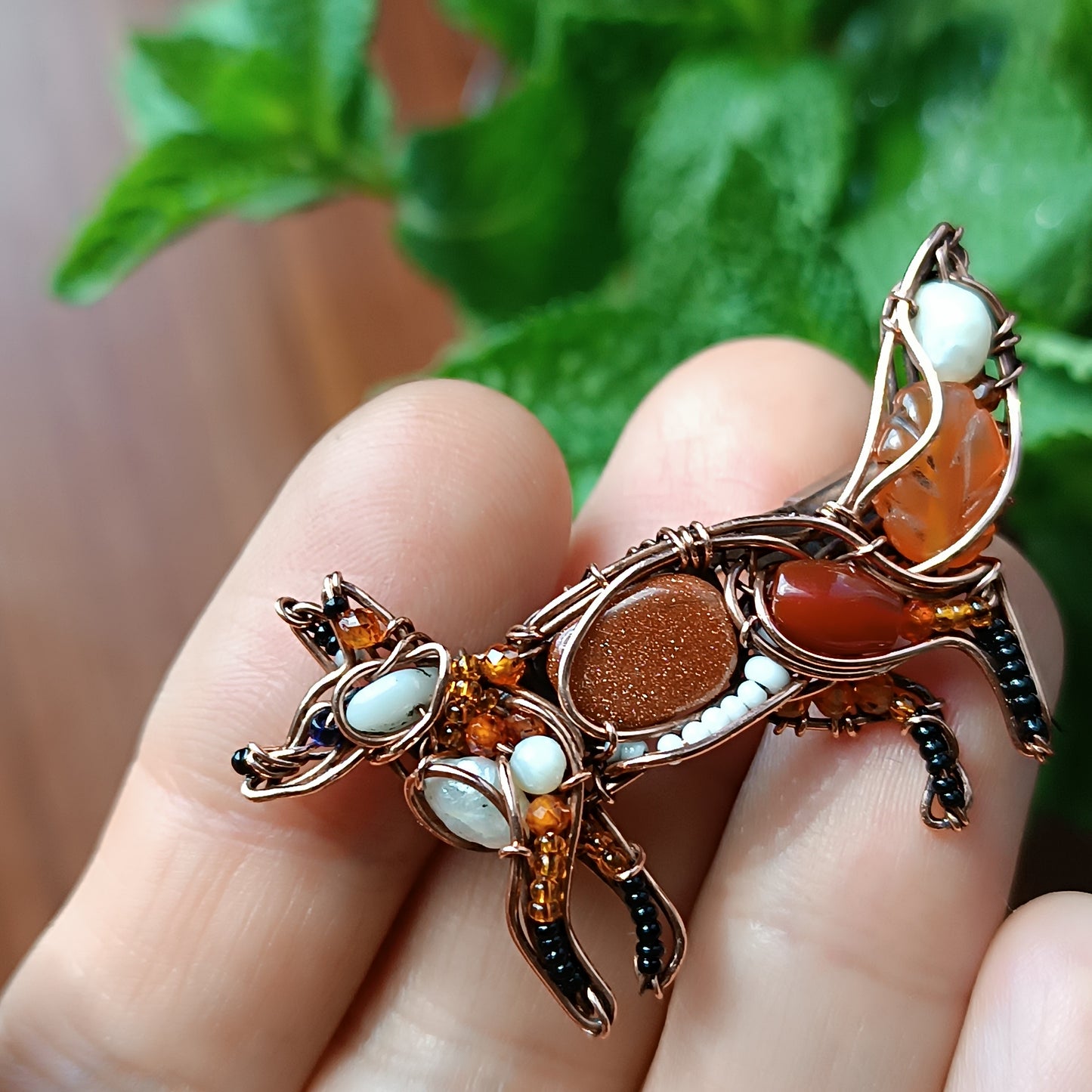Brooch fox