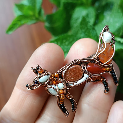 Brooch fox