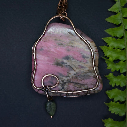Sunrise meal. Wire wrapped panda necklace