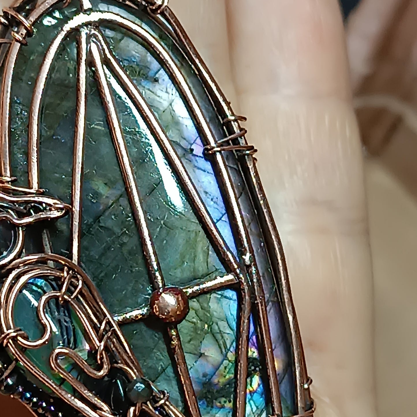 Mysterious window Secret keeper necklace