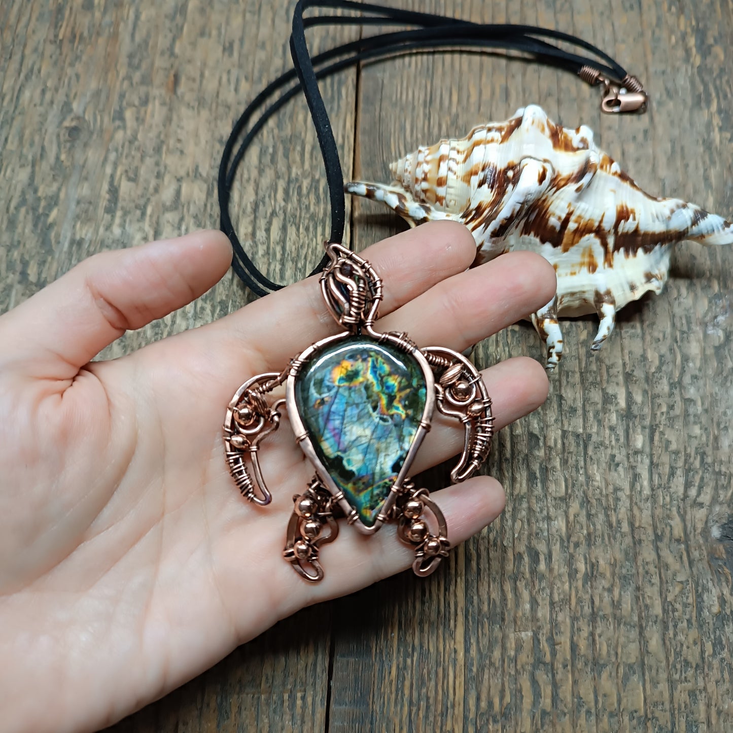 Sea turtle necklace