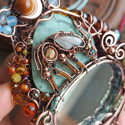 Wire wrapped necklace