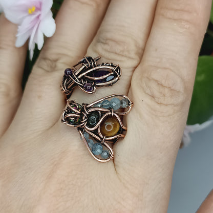 Bee. Adjustable ring.