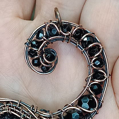 Meow-meow, the black cat pendant