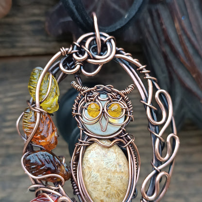 Owl necklace