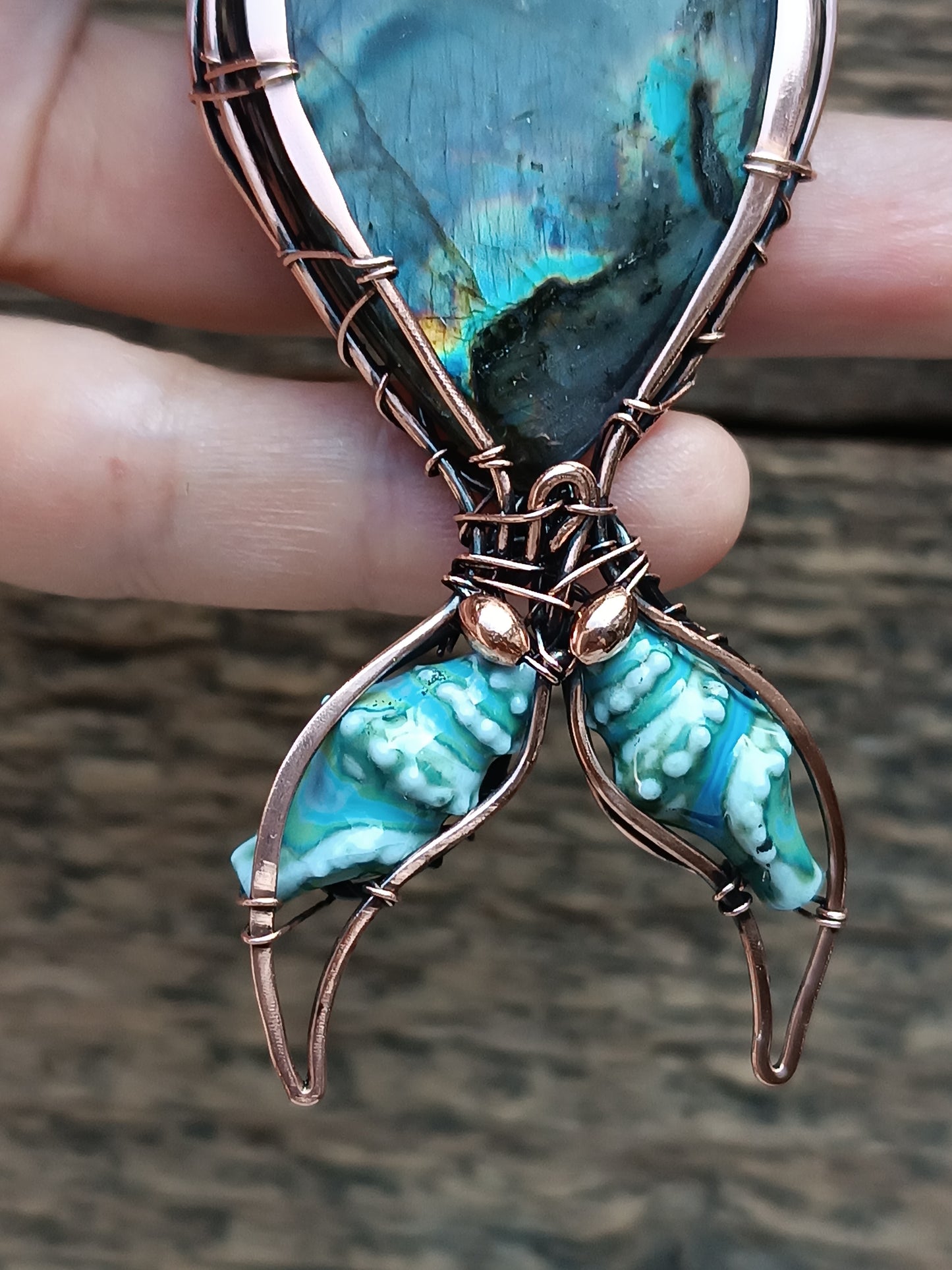 Blue Ocean Empress necklace
