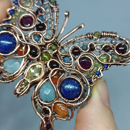 For Melissa. Butterfly necklace