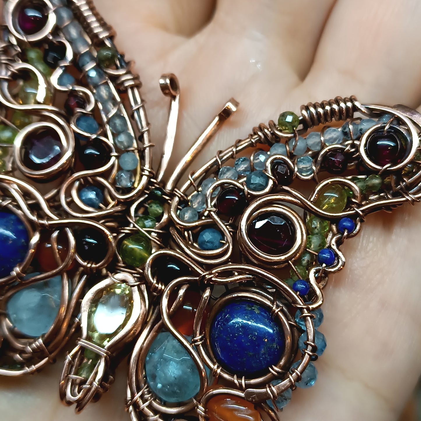 For Melissa. Butterfly necklace