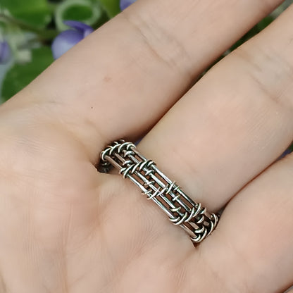 For Rich. Silver adjustable ring.