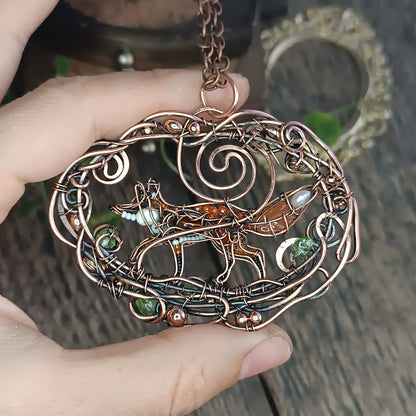 Forest fairytale necklace