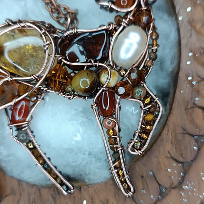 Stag pendant