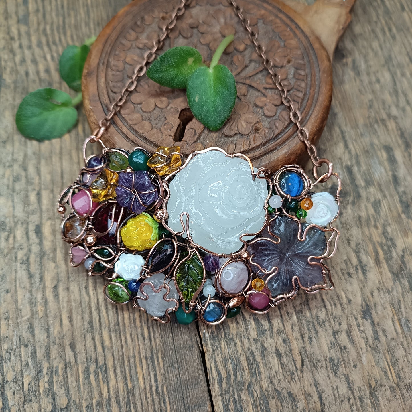 For Maggie. 2 necklaces and the earrings.