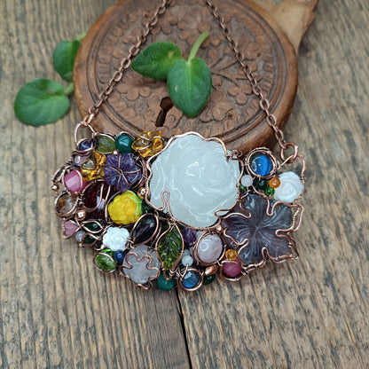 For Maggie. 2 necklaces and the earrings.