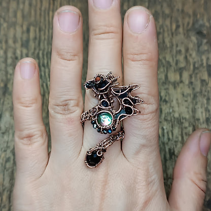 Dragon ring. Adjustable.
