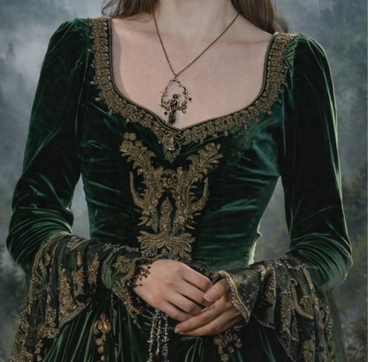 Stars catcher. Raven necklace