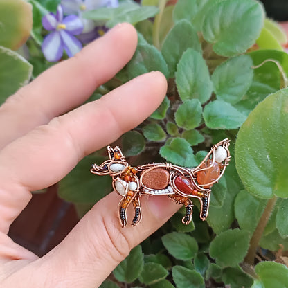 Brooch fox
