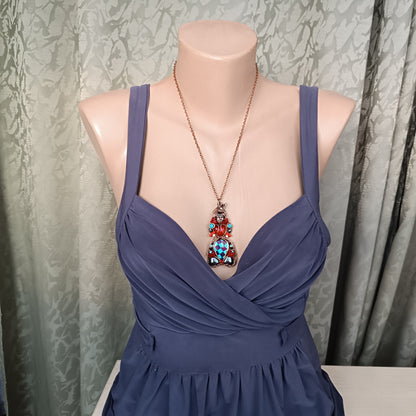 Queen of hearts necklace❤️👑