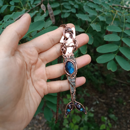 For Diane. Mermaid necklace