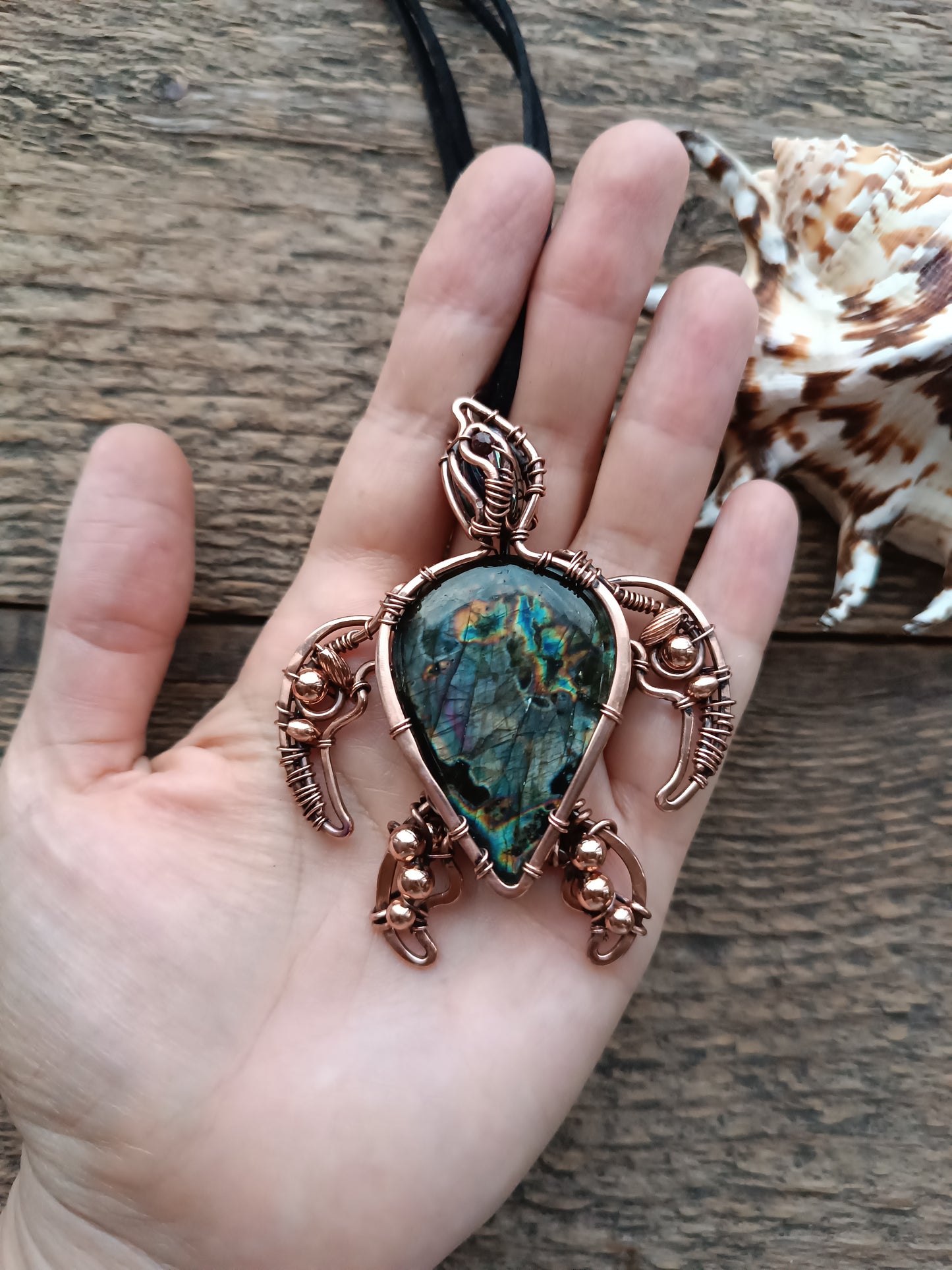 Sea turtle necklace