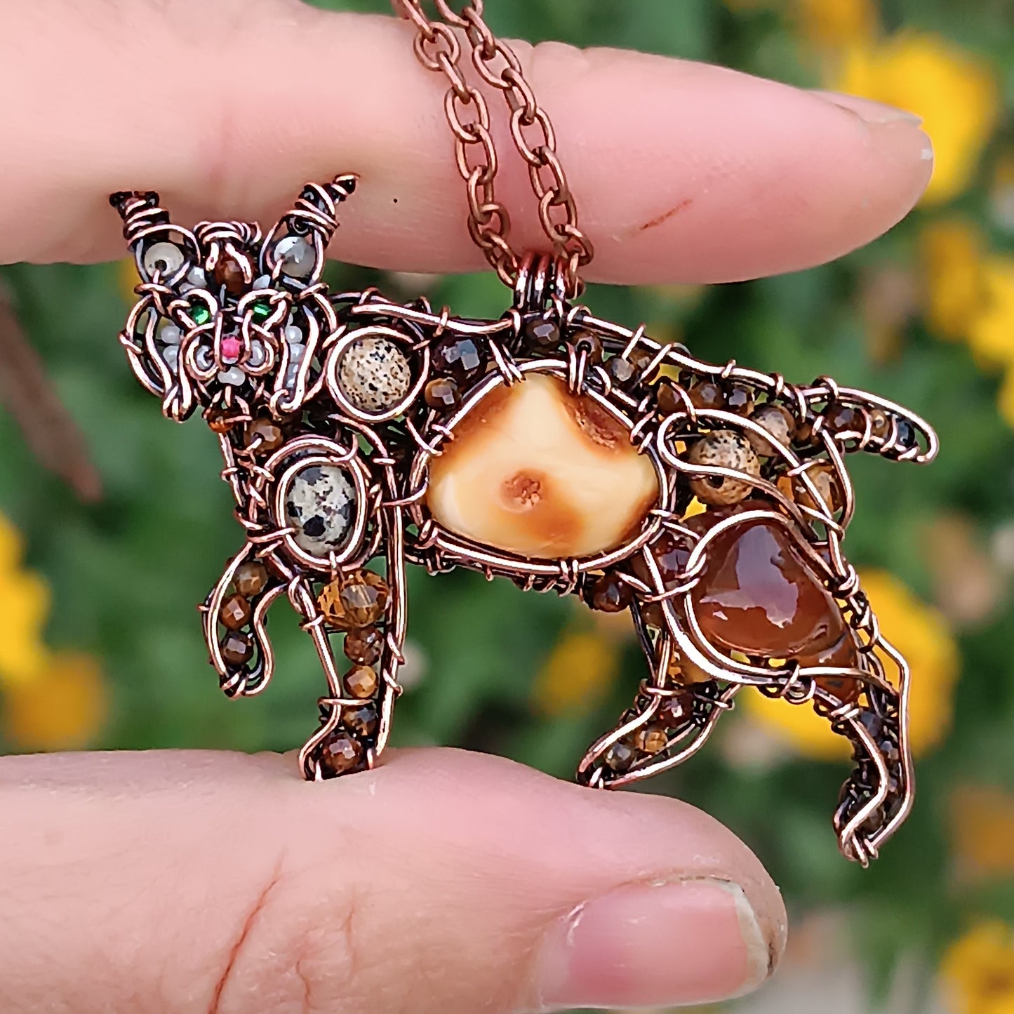 Lynx charm. Gorgeous and absolutely unique!