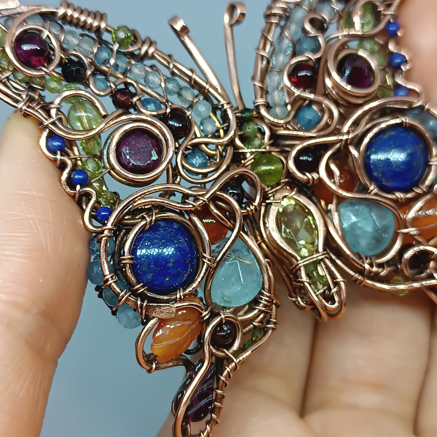 For Melissa. Butterfly necklace
