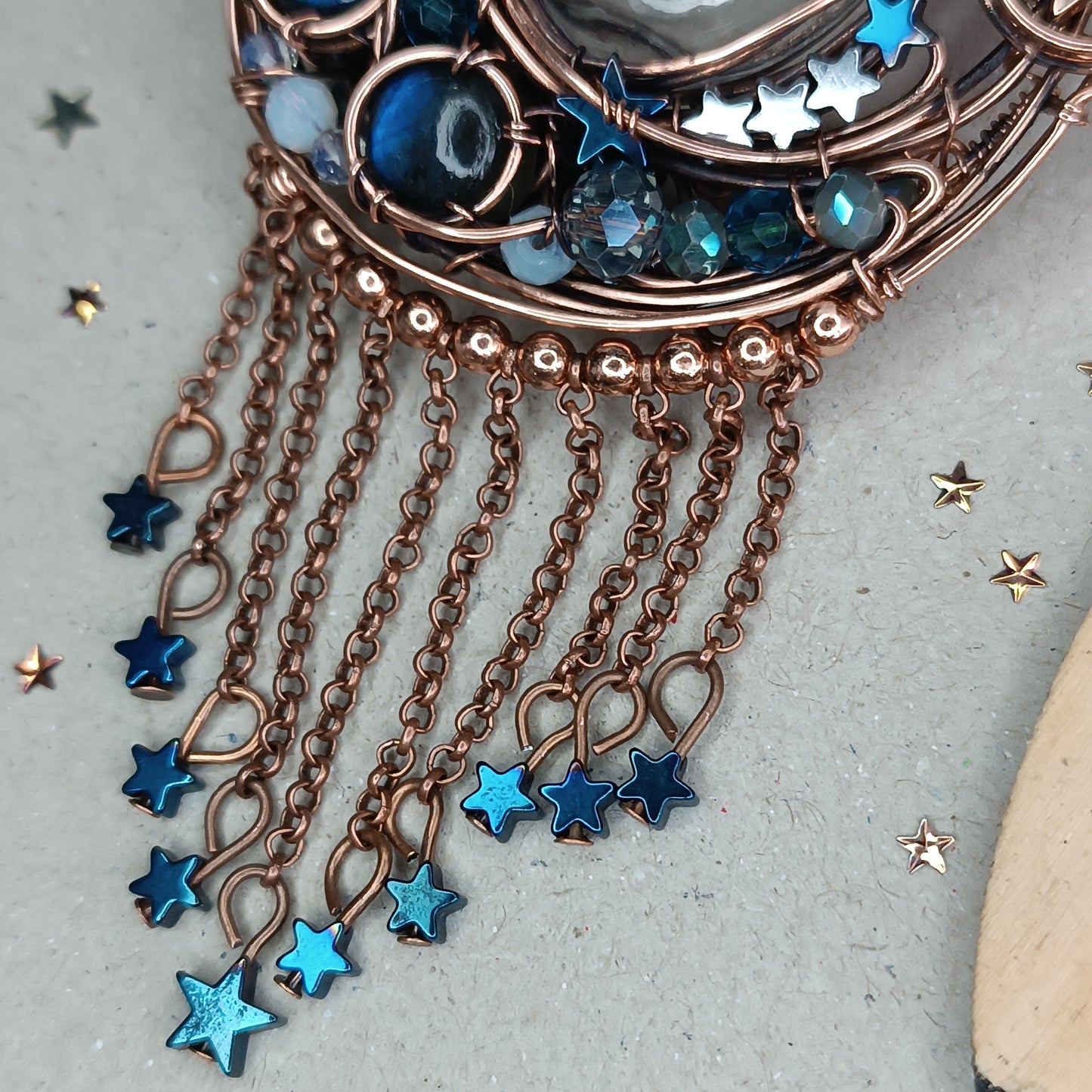 Love you to the moon and back. Vial necklace