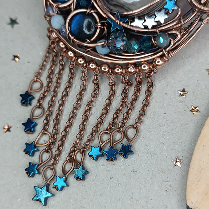 Love you to the moon and back. Vial necklace